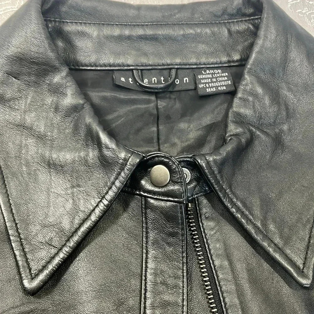 Attention leather jacket L - Picture 5 of 16